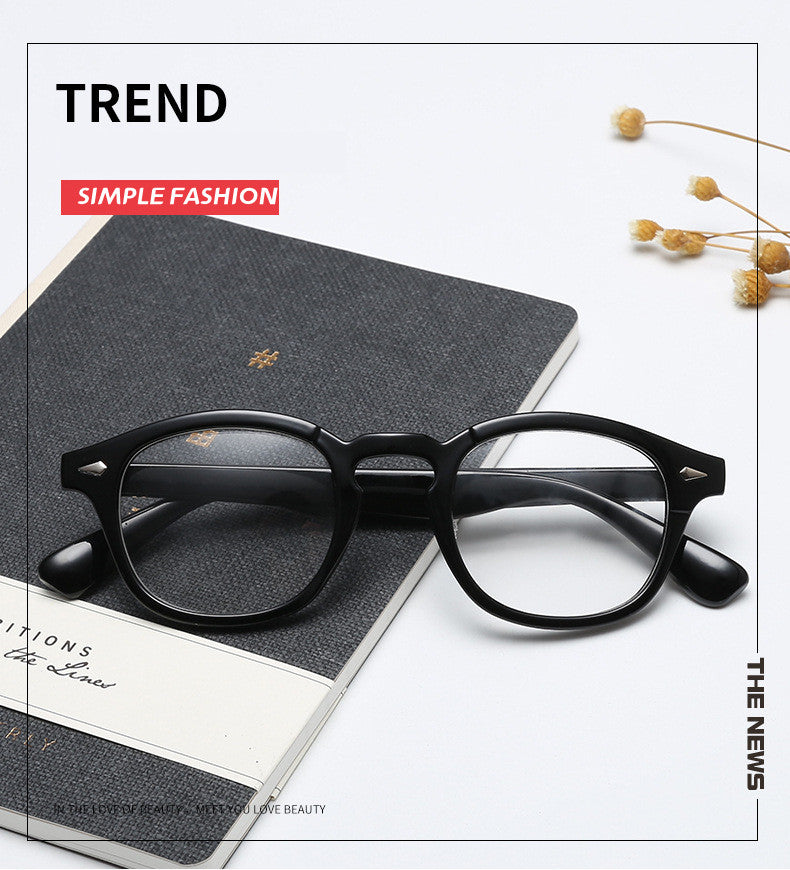 Kocolior Unisex Full Rim Oval Acetate Hyperopic Reading Glasses 3019 — view 1 | Kocolior at FuzWeb