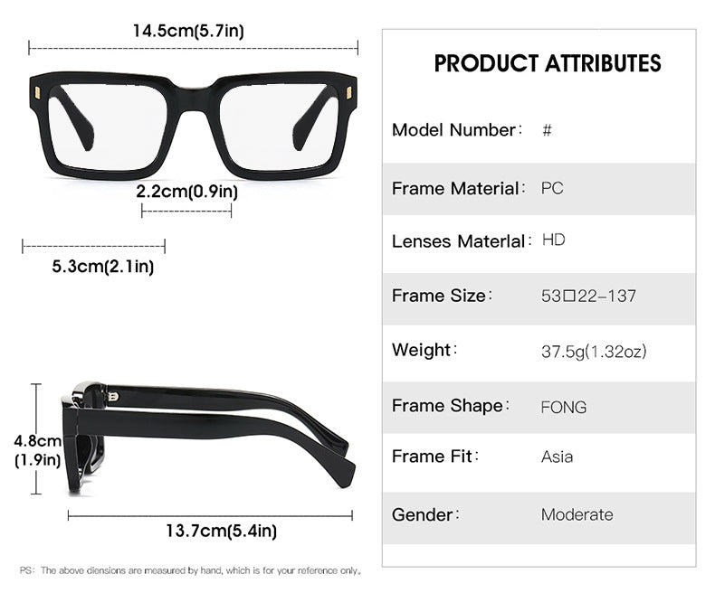 Kocolior 491001 Unisex Full Rim Square PC Frames — view 2 | Kocolior at FuzWeb