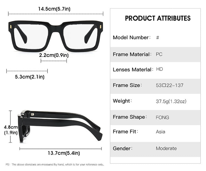 Kocolior 491001 Unisex Full Rim Square PC Frames — view 2 | Kocolior at FuzWeb