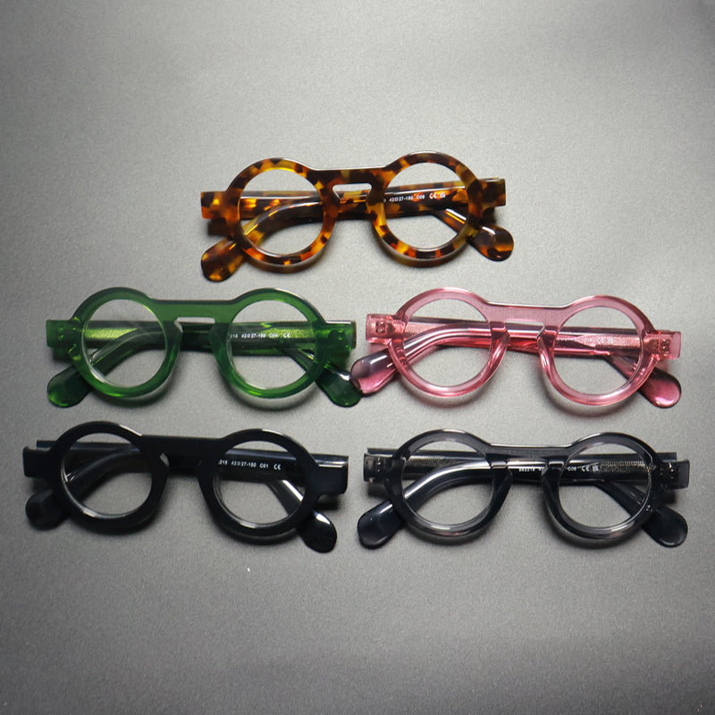 Gatenac Unisex Full Rim Round Acetate Photochromic Reading Glasses 842218 — view 1 | Gatenac at FuzWeb