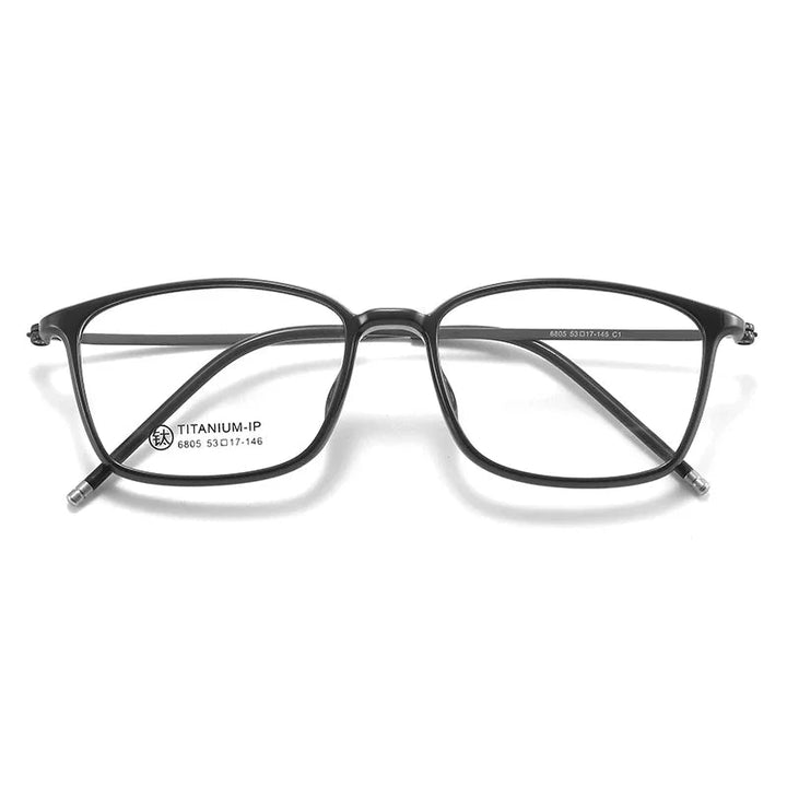 Bclear Unisex Full Rim Square TR90 Eyeglasses MY-6805 - view 6