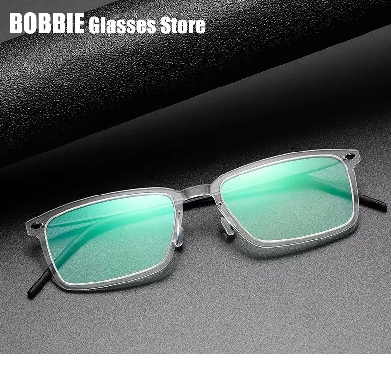 Bobbie Unisex Full Rim Square Titanium Acetate Eyeglasses 766528