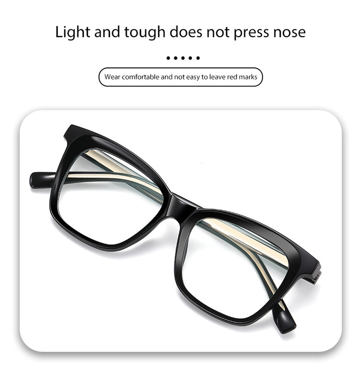 Hotony Womens Full Rim Cat Eye Square Tr 90 Alloy Eyeglasses 426906 — view 1 | Hotony at FuzWeb