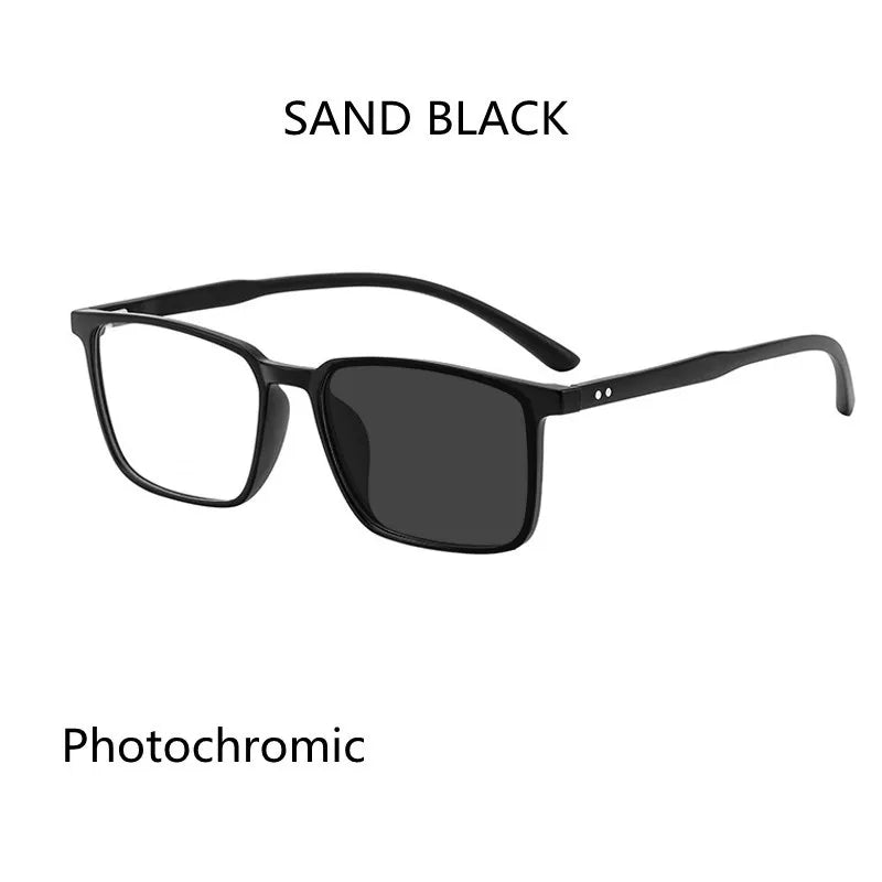 Kocolior Unisex Full Rim Square Acetate Tr 90 Hyperopic Reading Glasses D115.