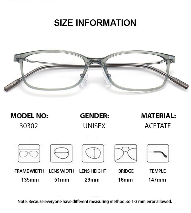 Chashma Ottica Womens Full Rim Square Acetate Alloy Eyeglasses 930302 — view 1 | Chashma Ottica at FuzWeb