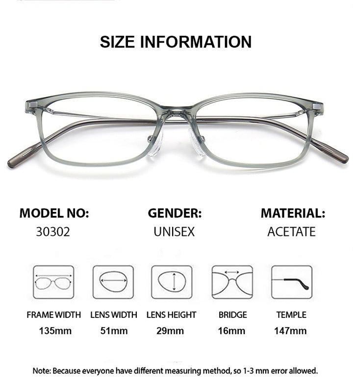 Chashma Ottica Womens Full Rim Square Acetate Alloy Eyeglasses 930302 — view 1 | Chashma Ottica at FuzWeb