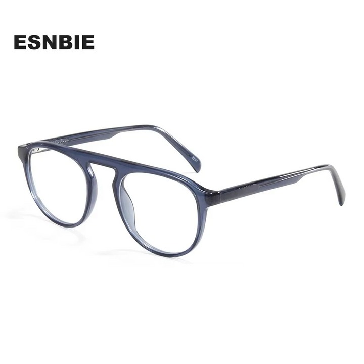 Esnbie Women's Full Rim Oval Square Acetate Eyeglasses 220631
