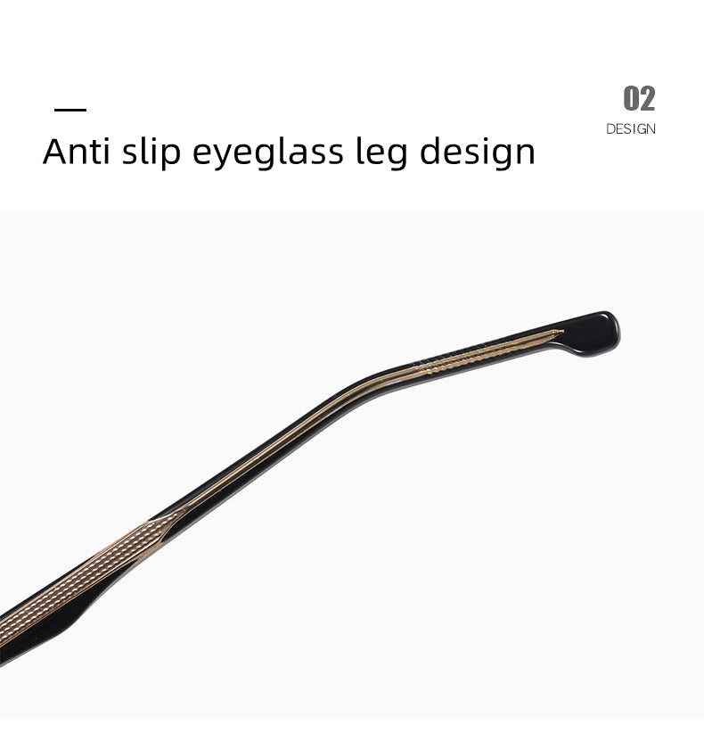 Kocolior Unisex Full Rim Square Double Bridge Tr 90 Titanium Photochromic Reading Glasses 821206.