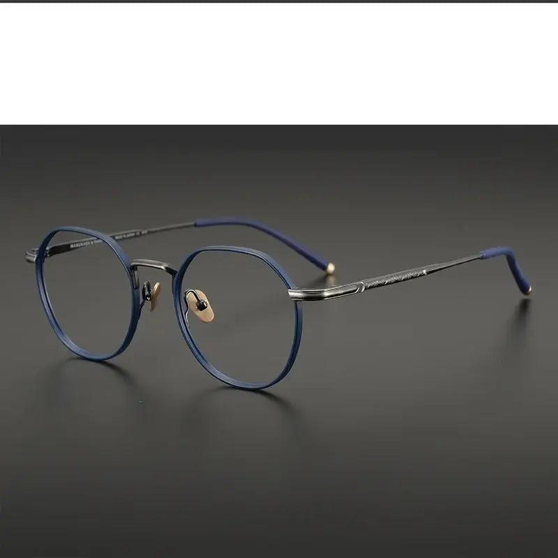 Bobbie Full Rim 504220 Womens Titanium Square Oval Frames — view 1 | Bobbie at FuzWeb