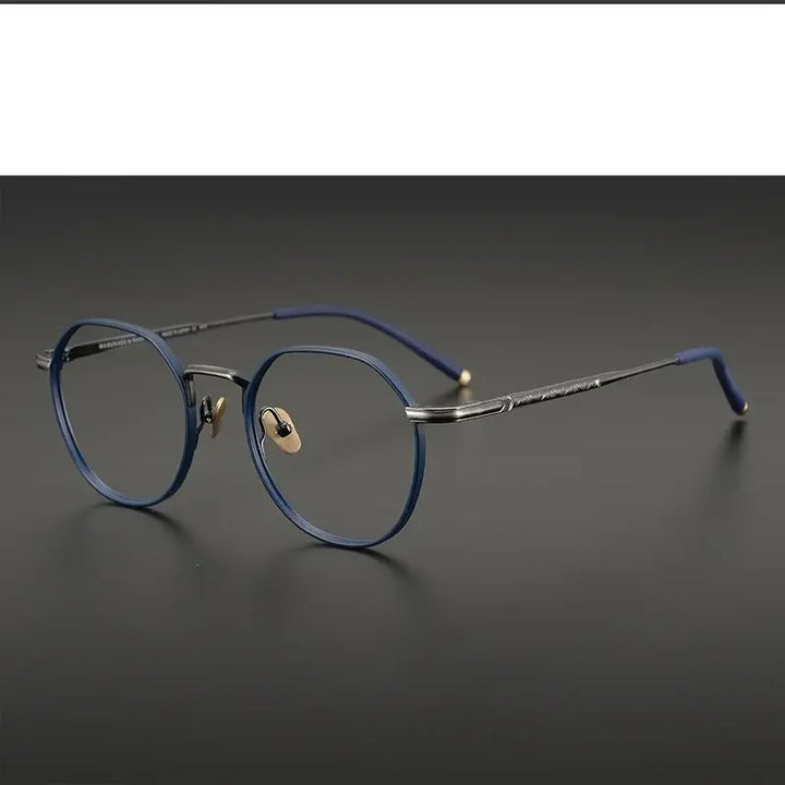 Bobbie Full Rim 504220 Womens Titanium Square Oval Frames — view 1 | Bobbie at FuzWeb