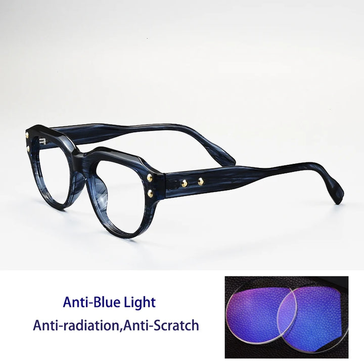 Kocolior Unisex Full Rim Oval Tr 90 Photochromic Reading Glasses 671027.