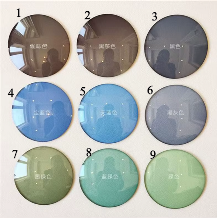 FuzWeb Single Vision 1.67 MR-7 Full Tinted Lenses
