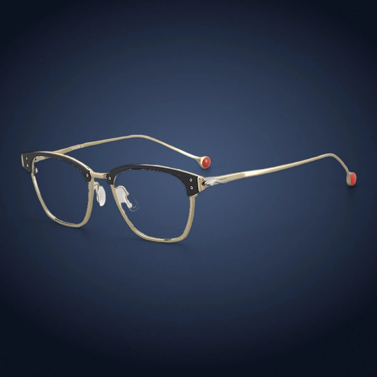 Aror Unisex Full Rim Oval Pure Titanium Eyeglasses 402 — view 2 | Aror at FuzWeb