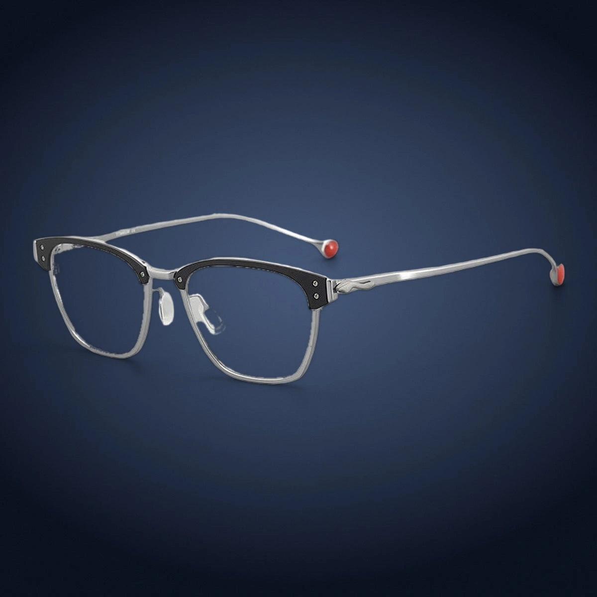 Aror Unisex Full Rim Oval Pure Titanium Eyeglasses 402 — view 1 | Aror at FuzWeb
