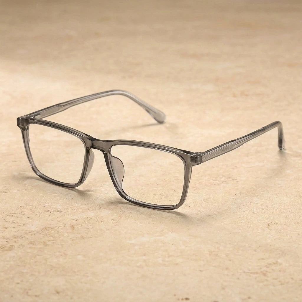 Aror Unisex Full Rim Square Acetate Eyeglasses JMM83RX — view 2 | Aror at FuzWeb