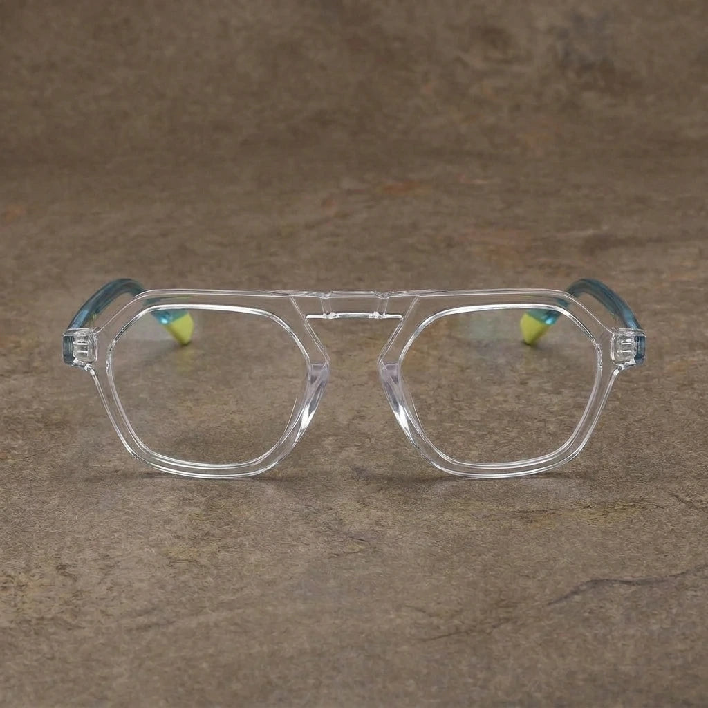 Aror Unisex Full Rim Round Acetate Eyeglasses LM-A6816 — view 2 | Aror at FuzWeb