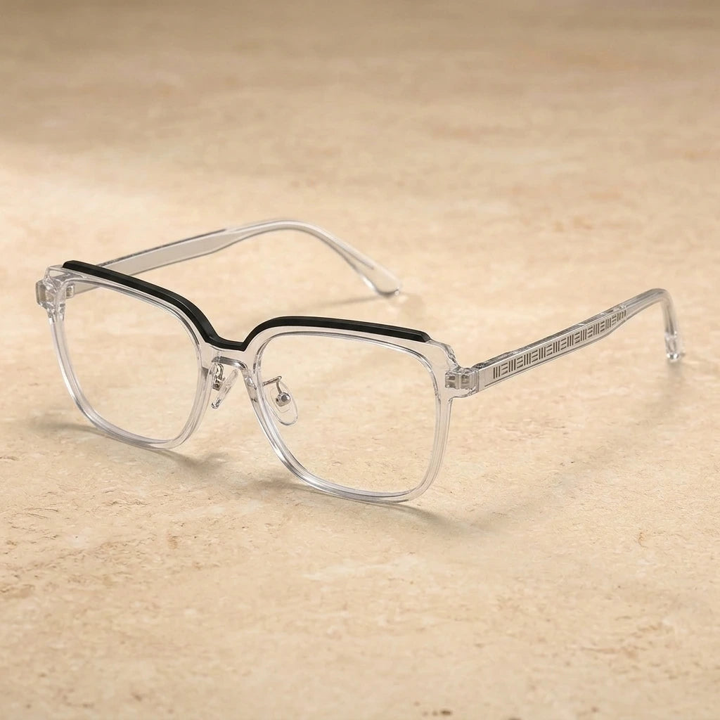 Aror Women's Full Rim Square TR90 Alloy Eyeglasses W081229 — view 1 | Aror at FuzWeb