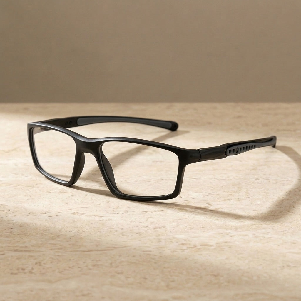 Bclear Unisex Full Rim Rectangle TR90 Sports Eyeglasses BSF-9304TR - C 1 — view 1 | Bclear at FuzWeb