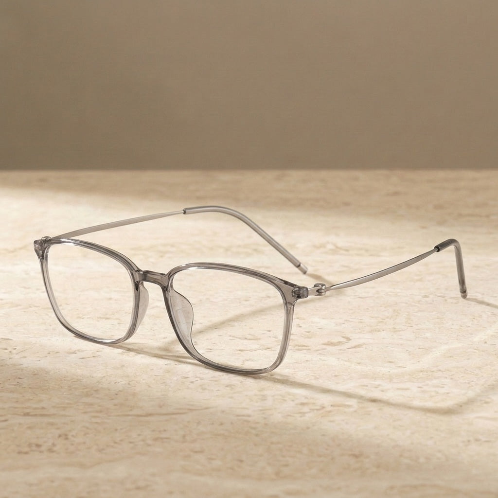 Bclear Unisex Full Rim Square TR90 Eyeglasses MY-6805 - C 2 — view 3 | Bclear at FuzWeb