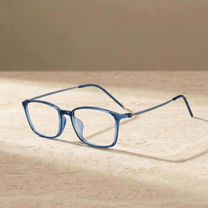 Bclear Unisex Full Rim Square TR90 Eyeglasses MY-6805 - C 3 — view 4 | Bclear at FuzWeb