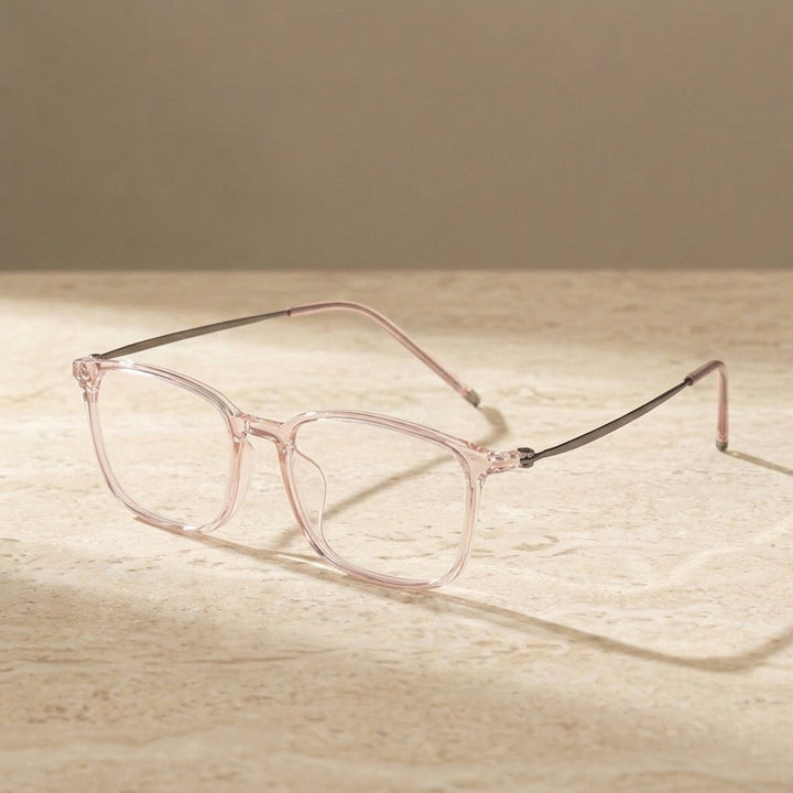 Bclear Unisex Full Rim Square TR90 Eyeglasses MY-6805 - C 4 — view 5 | Bclear at FuzWeb