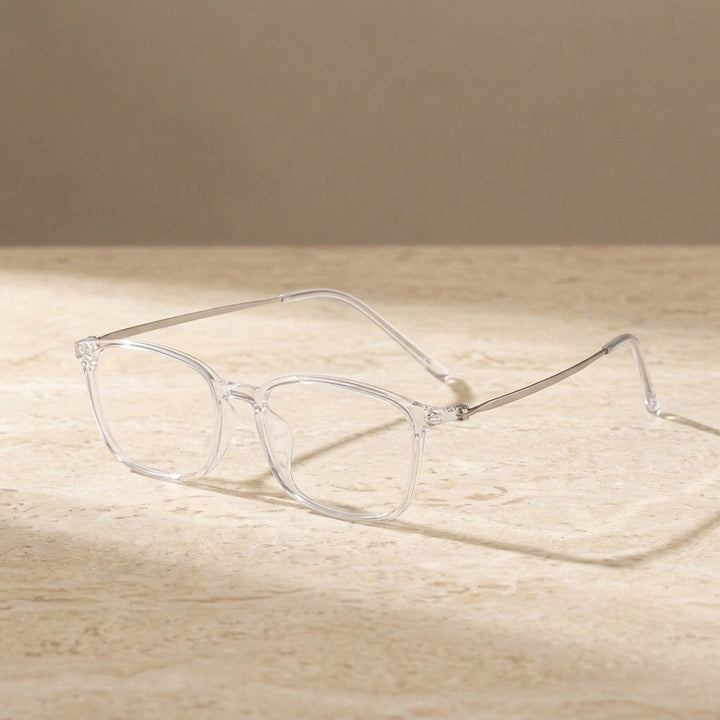 Bclear Unisex Full Rim Square TR90 Eyeglasses MY-6805 - C 5 — view 6 | Bclear at FuzWeb