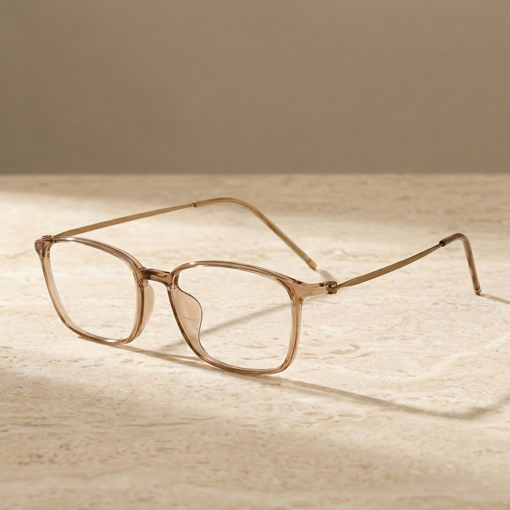 Bclear Unisex Full Rim Square TR90 Eyeglasses MY-6805 - C 6 — view 2 | Bclear at FuzWeb