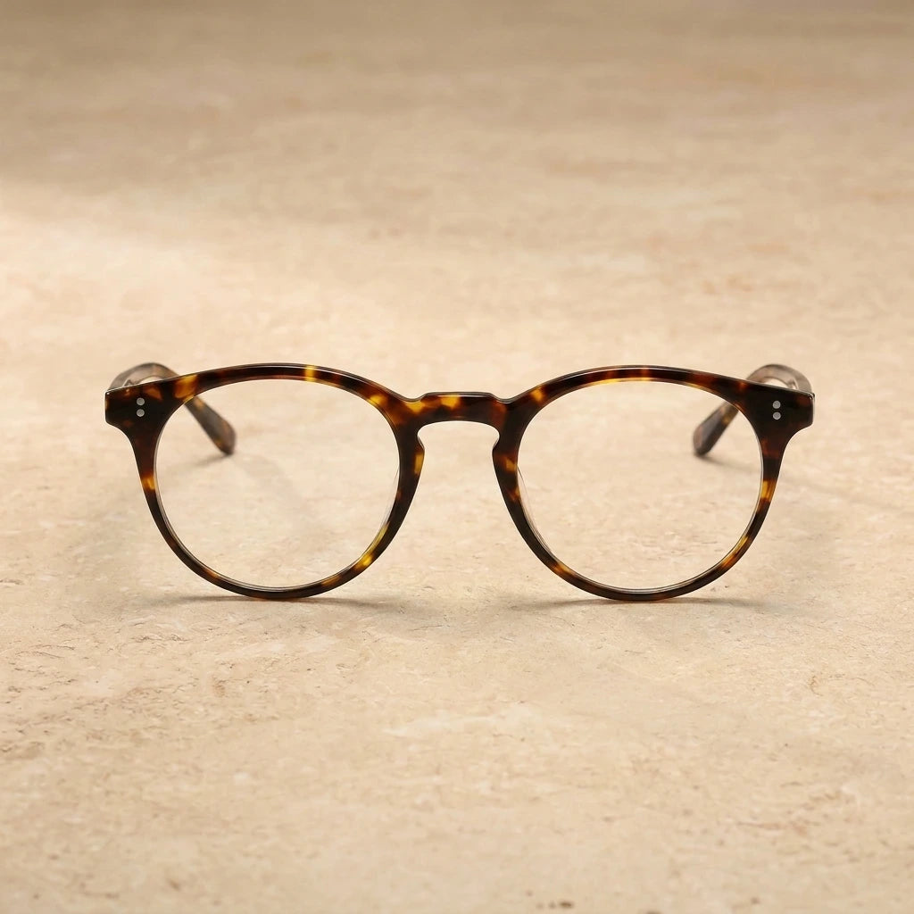 Blackmask Unisex Full Rim Round Acetate Eyeglasses BM-O5183 — view 1 | Blackmask at FuzWeb