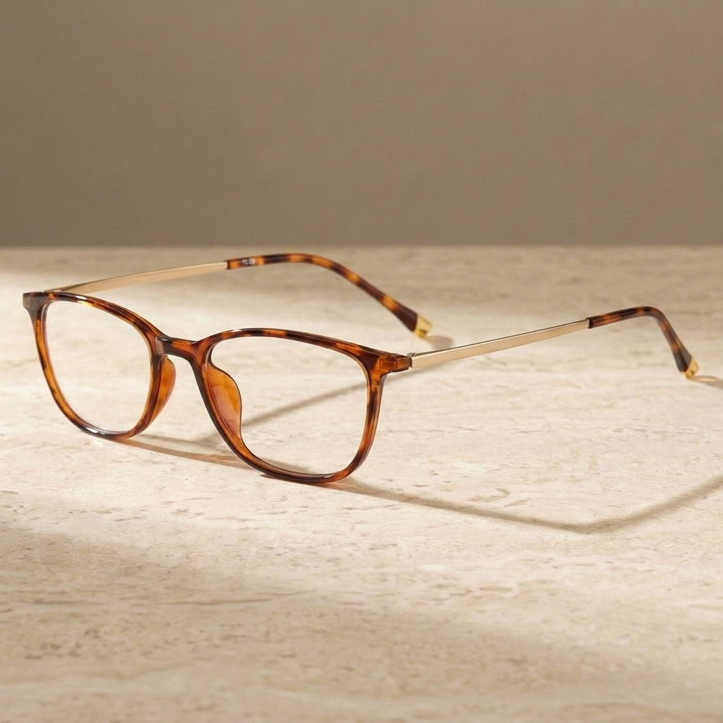 Chashma Unisex Full Rim Titanium Frame Eyeglasses 11144 — view 2 | Chashma at FuzWeb