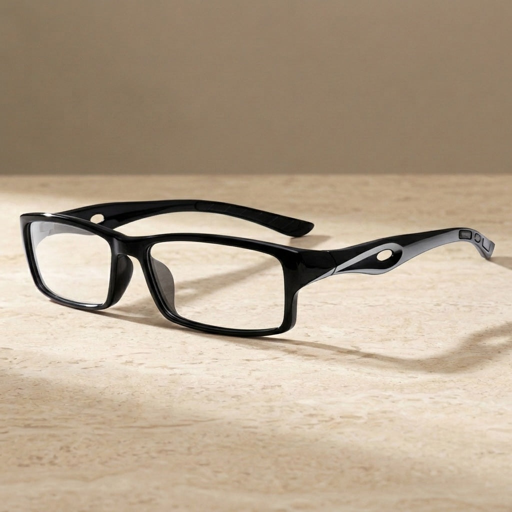 Chashma Women's Full Rim Square Tr 90 Titanium Sport Eyeglasses 18166 — view 1 | Chashma at FuzWeb