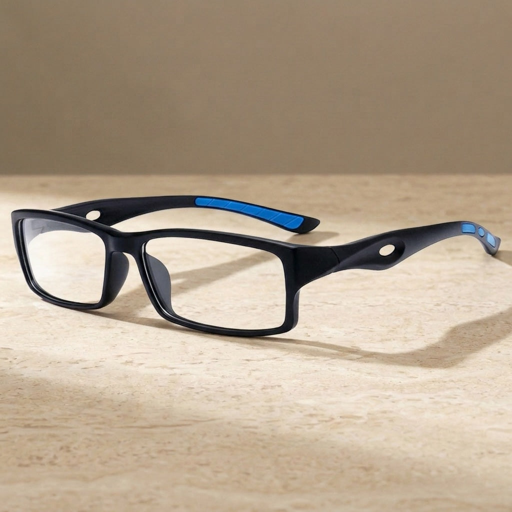 Chashma Women's Full Rim Square Tr 90 Titanium Sport Eyeglasses 18166 — view 2 | Chashma at FuzWeb