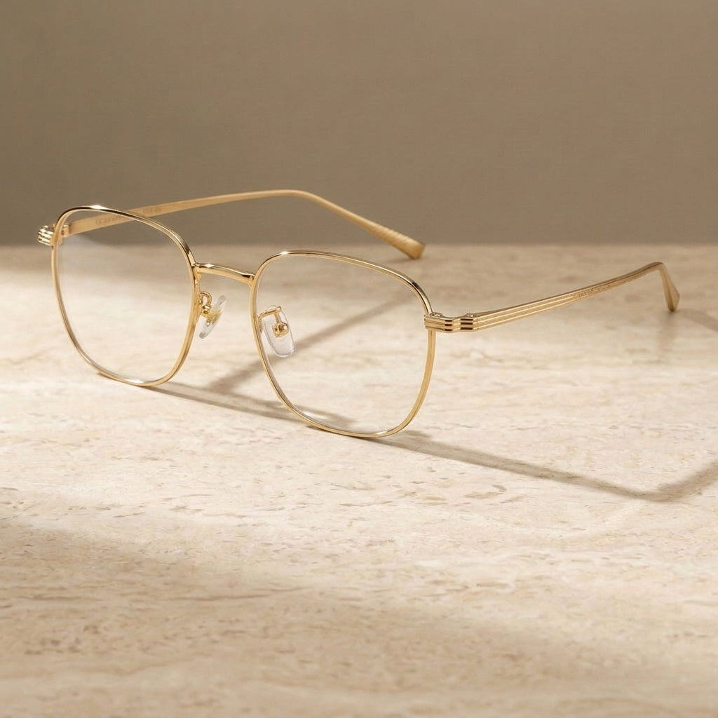 Chashma Unisex Full Rim Square Alloy Eyeglasses 19013 — view 2 | Chashma at FuzWeb
