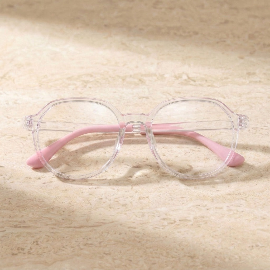 Chashma Unisex Children's Full Rim Round Tr 90 Titanium Eyeglasses 2602 — view 1 | Chashma at FuzWeb