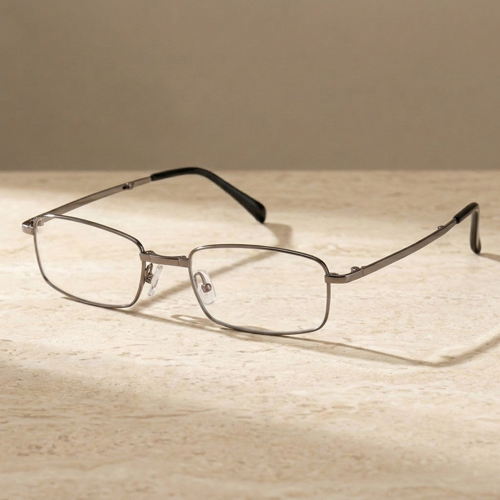 Chashma Unisex Full Rim Square Alloy Foldable Alloy Eyeglasses 8827 — view 1 | Chashma at FuzWeb