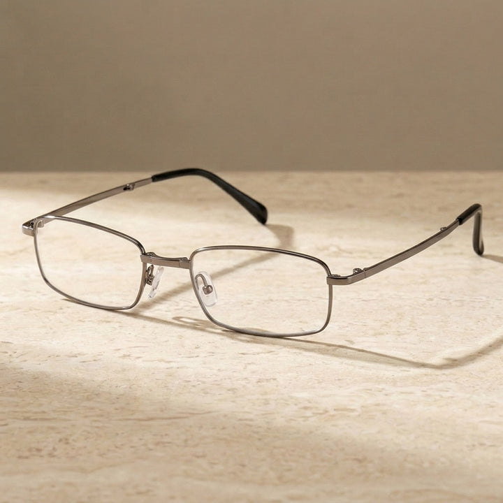 Chashma Unisex Full Rim Square Alloy Foldable Alloy Eyeglasses 8827 — view 1 | Chashma at FuzWeb