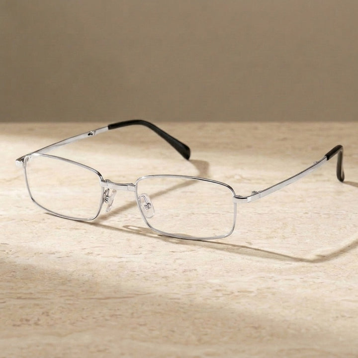 Chashma Unisex Full Rim Square Alloy Foldable Alloy Eyeglasses 8827 — view 2 | Chashma at FuzWeb