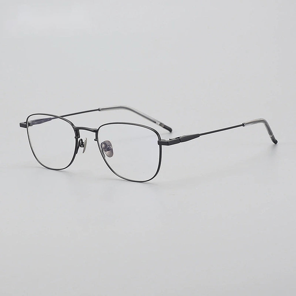 Chashma Unisex Full Rim Polygon Square Titanium Eyeglasses 887465 - Black — view 5 | Chashma at FuzWeb