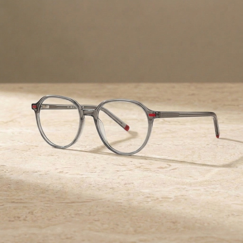 Chashma Unisex Children's Full Rim Oval Acetate Spring Hinge Eyeglasses 9043 — view 2 | Chashma at FuzWeb