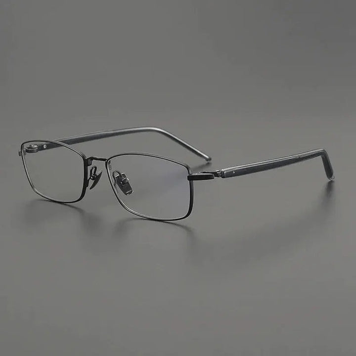 Gatenac Unisex Full Rim Big Polygon Square Titanium Eyeglasses 762648 — view 1 | Gatenac at FuzWeb