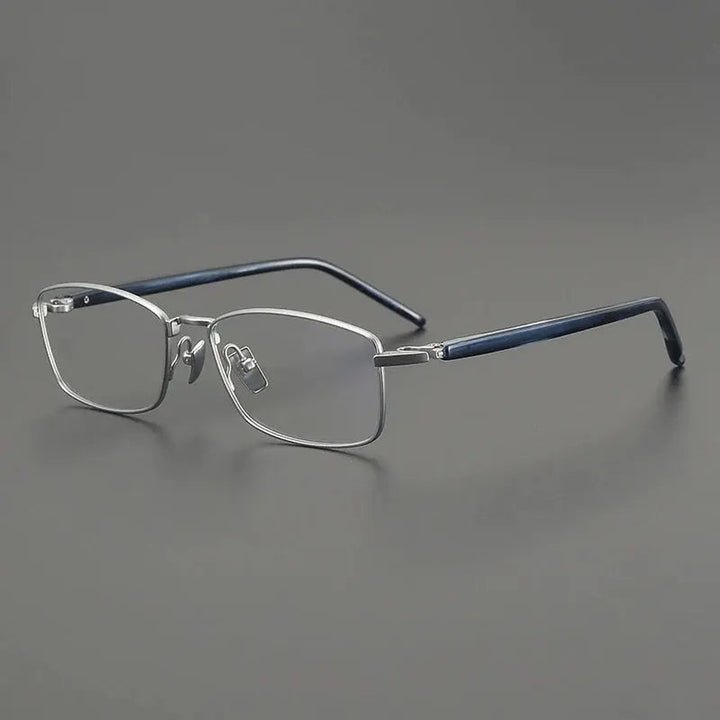 Gatenac Unisex Full Rim Big Polygon Square Titanium Eyeglasses 762648 — view 4 | Gatenac at FuzWeb