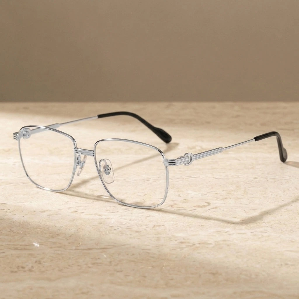 Krasivyy Women's Full Rim Polygon Square Titanium Eyeglasses 302940 — view 2 | Krasivyy at FuzWeb