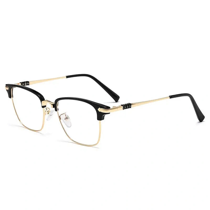 Vicky Unisex Full Rim Square Alloy Reading Glasses K002 — view 1 | Vicky at FuzWeb