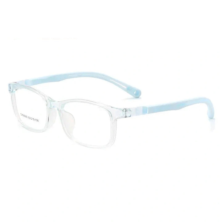 Vicky Youth Unisex Full Rim Square TR90 and Silicone Eyeglasses V66065 — view 2 | Vicky at FuzWeb
