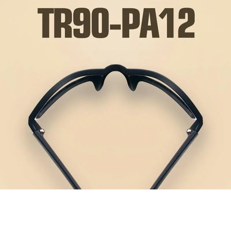 Yimaruili Unisex Full Rim TR 90 Resin Frame Customizable Lens Eyeglasses 6063