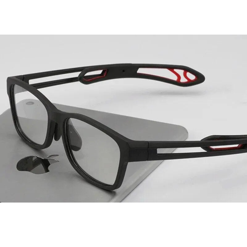 Chashma Ochki Unisex Full Rim Square Tr 90 Titanium Sport Eyeglasses 1927