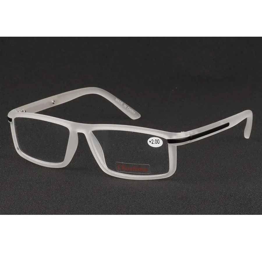Chashma Unisex Full Rim Square Titanium Tr 90  Reading Glasses 1356