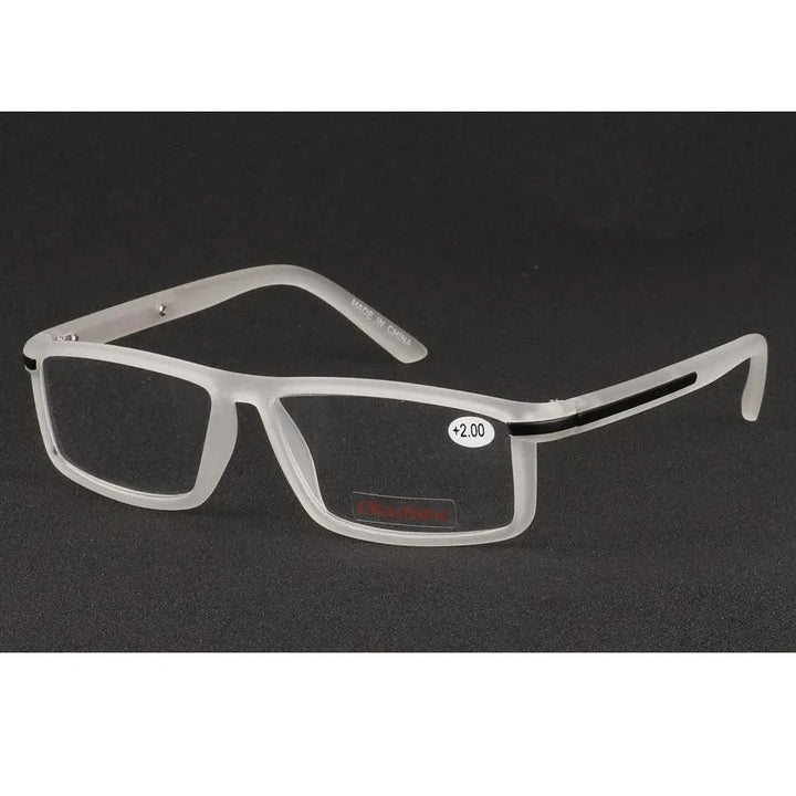 Chashma Unisex Full Rim Square Titanium Tr 90  Reading Glasses 1356