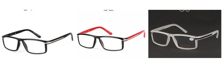 Chashma Unisex Full Rim Square Titanium Tr 90  Reading Glasses 1356