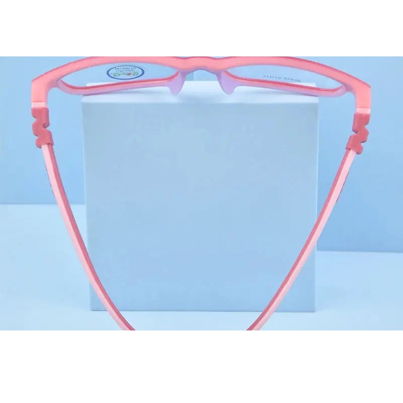 Secg Unisex Youth Full Rim Square Tr 90 Silicone Eyeglasses 3018