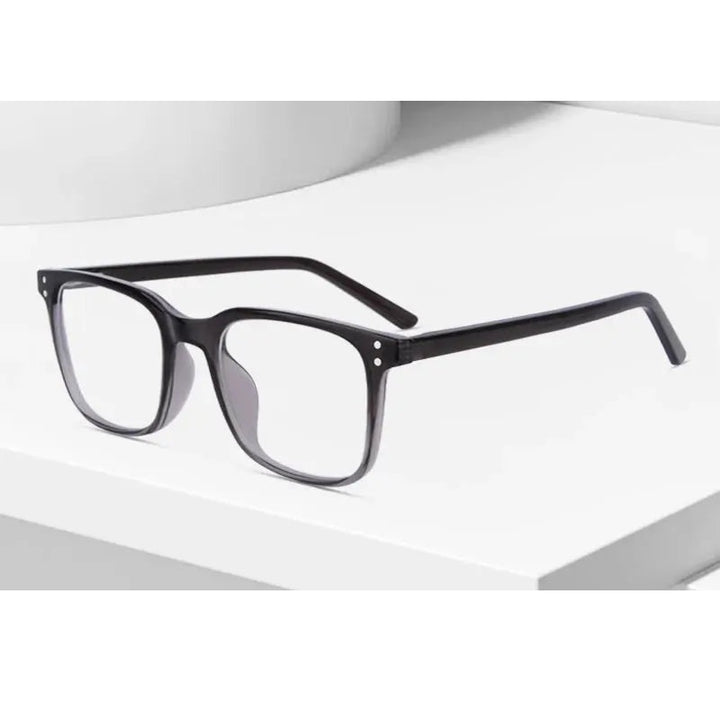 Kansept Unisex Full Rim Square Tr 90 Alloy Reading Glasses 25007